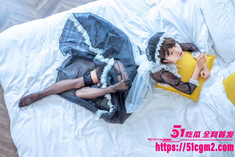 极品福利姬水淼Aqua透明女仆装写真 6