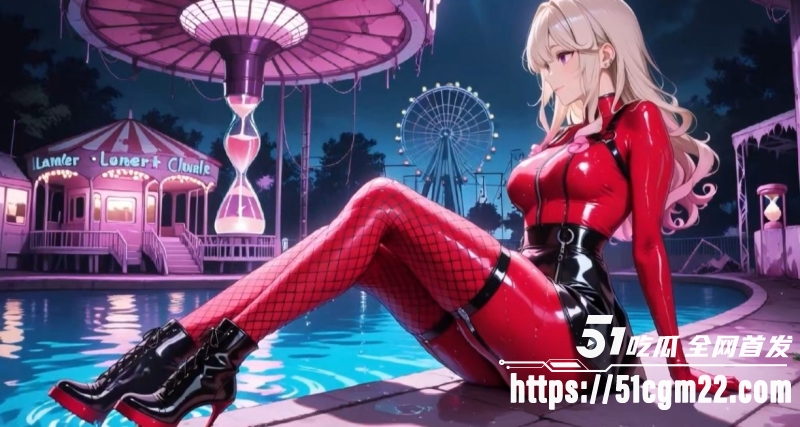 顶级3D动画师新作 废墟爆操塑胶衣金发妞 紧身乳胶包裹巨乳 后入爆浆内射！