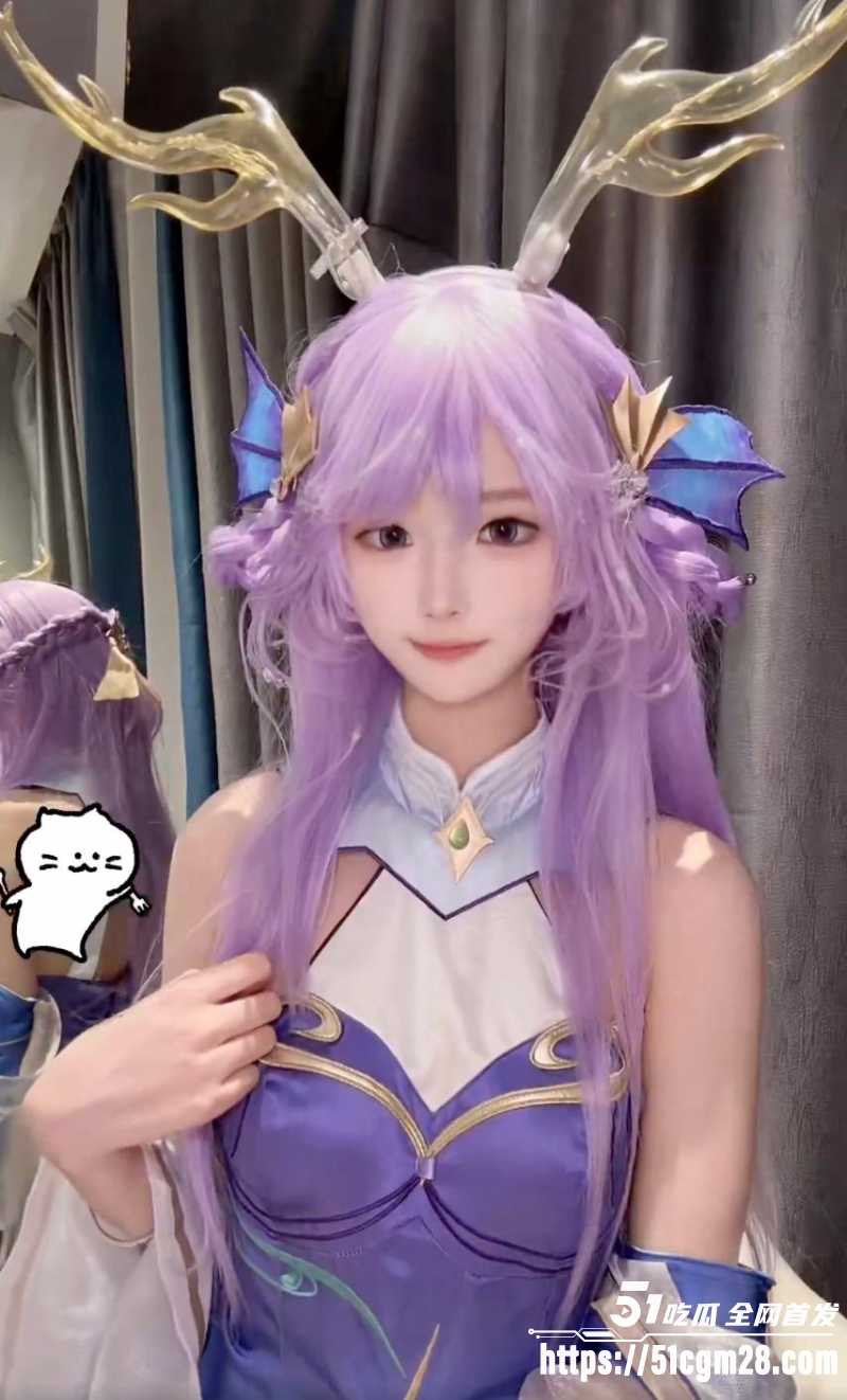 季雨露脸COS西施自慰 2