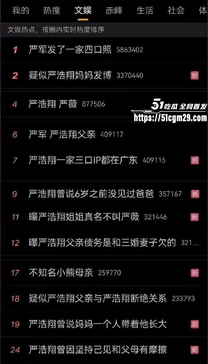 时代少年团 严浩翔 生父三婚两离出轨多人 自曝断绝关系 与小三乔娜性爱视频流出