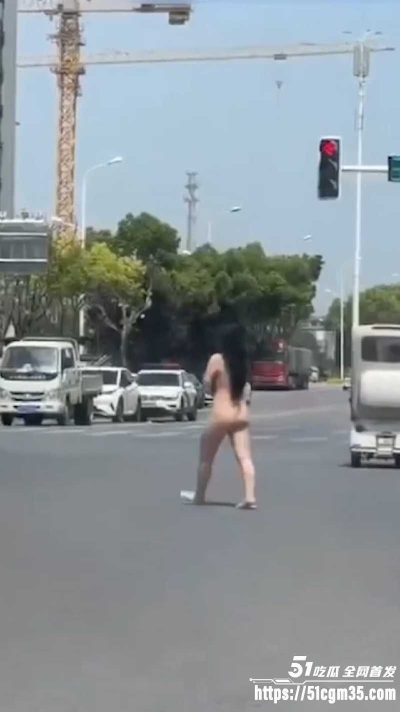 女子全裸狂奔逛街 4