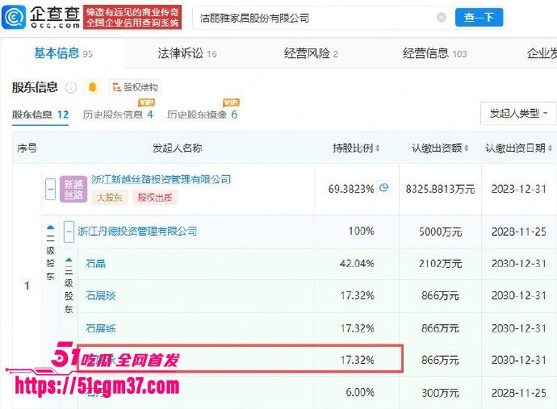 毛巾家族 洁丽雅 上演豪门乱伦盛宴 4