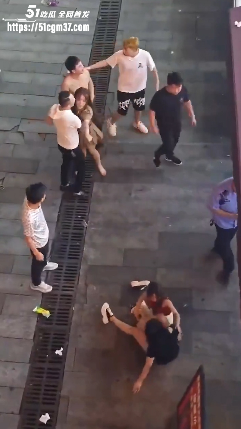 双女街头互殴 5