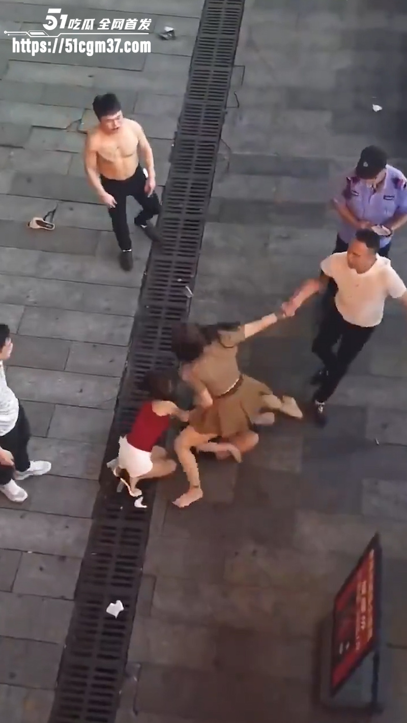 双女街头互殴 6