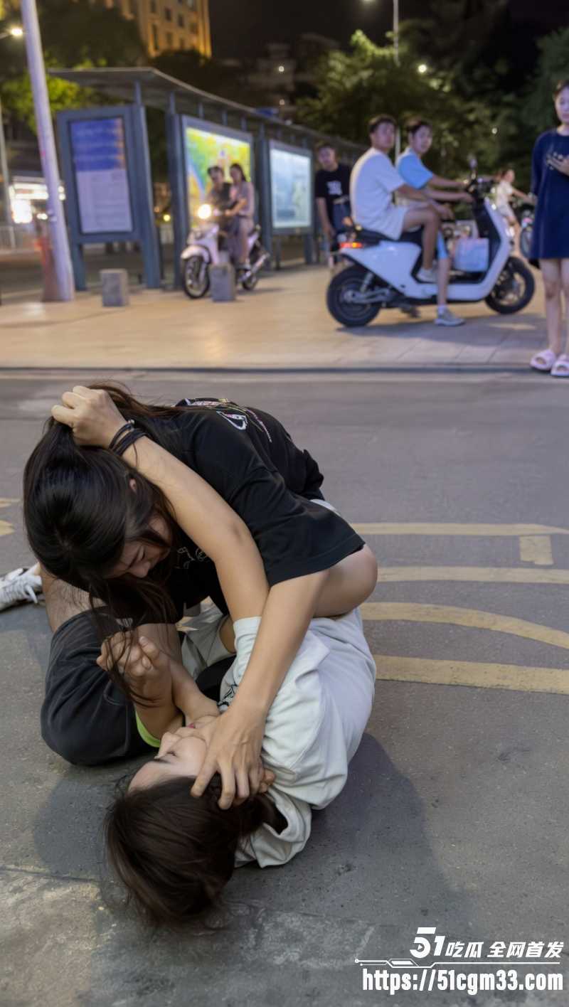 精神小妹打架现场 3