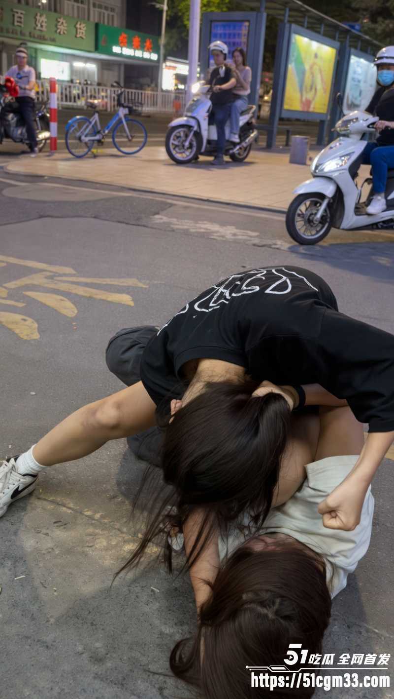 精神小妹打架现场 4