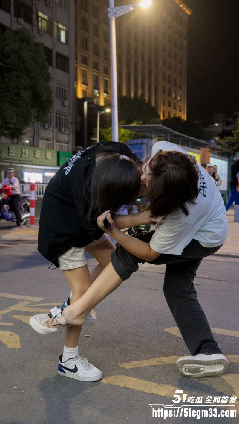 精神小妹打架现场 6