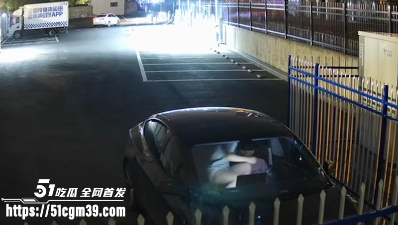 监控记录真实车震苏BA550055