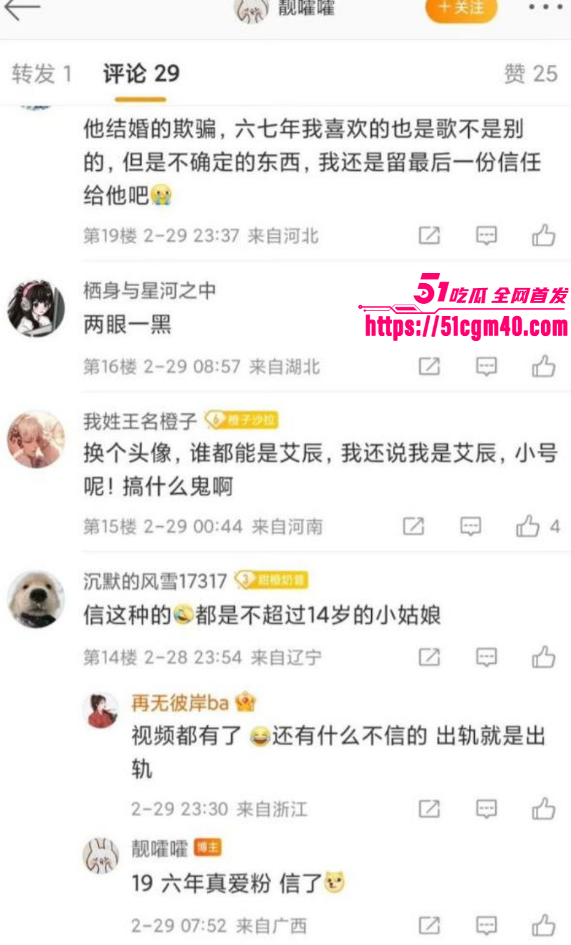 网络歌手艾辰被曝隐婚出轨操粉058