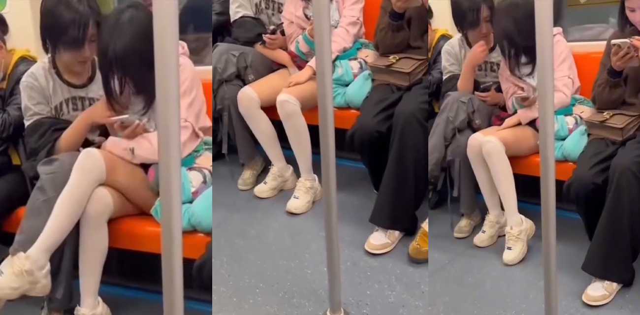 地铁抠逼