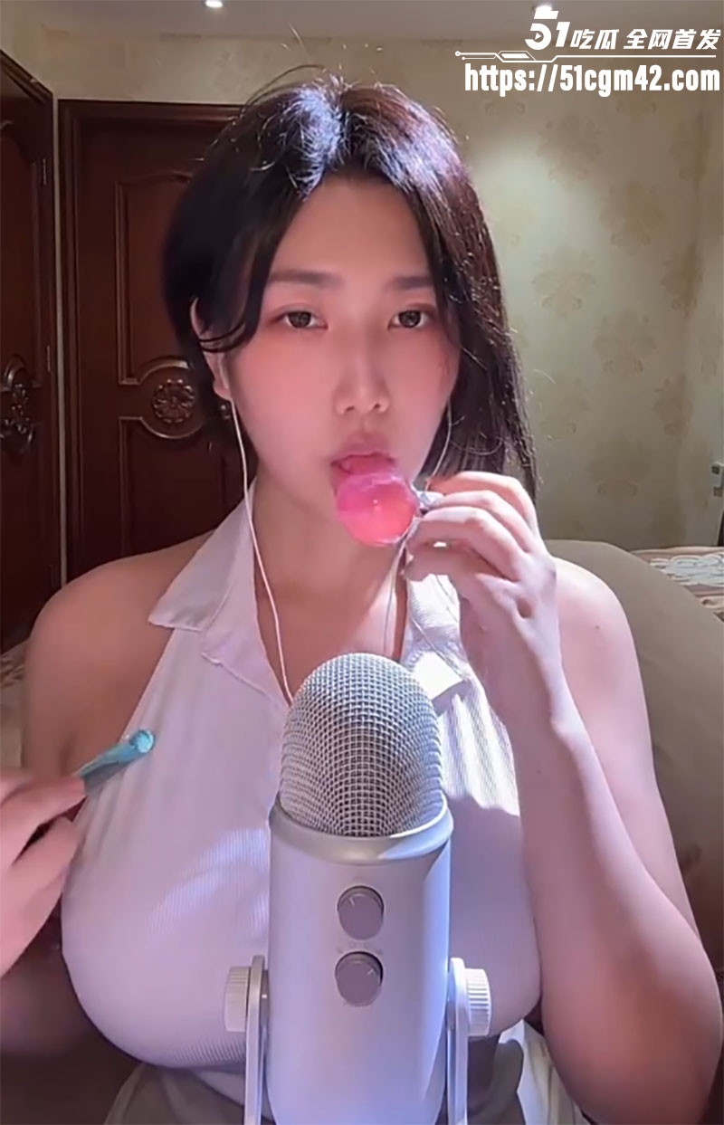 ASMR 小羽表妈 亲密耳语系列 舔冰棒湿身低语巨乳诱惑极致撩人