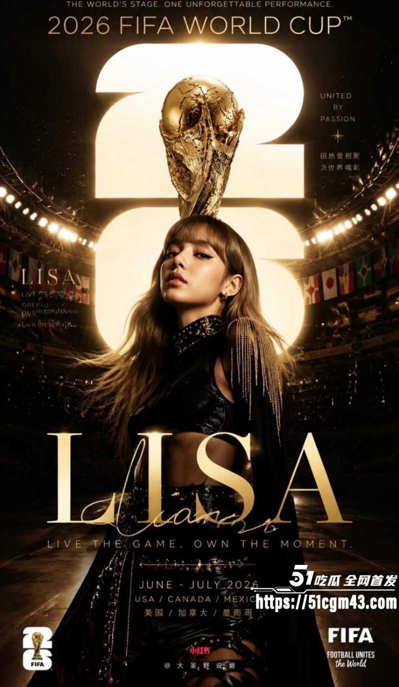 韩国女星Lisa世界杯推广曲Goals翻车017