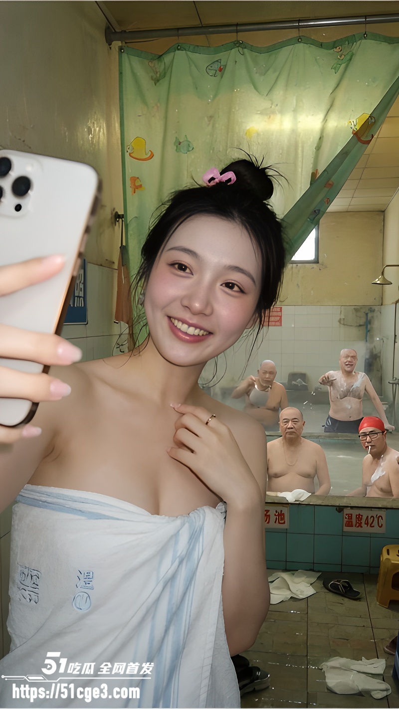 AI真人小剧场 独闯男汤大冒险6