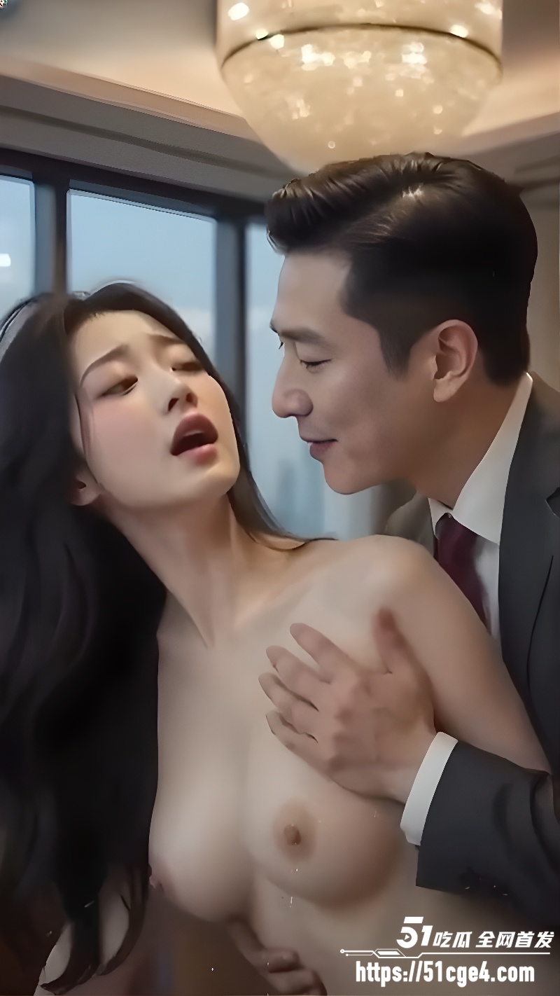 色情小说改编 暮色心囚 AI短剧 EP12集 办公室OL制服诱惑 被老板按桌猛干深喉内射3