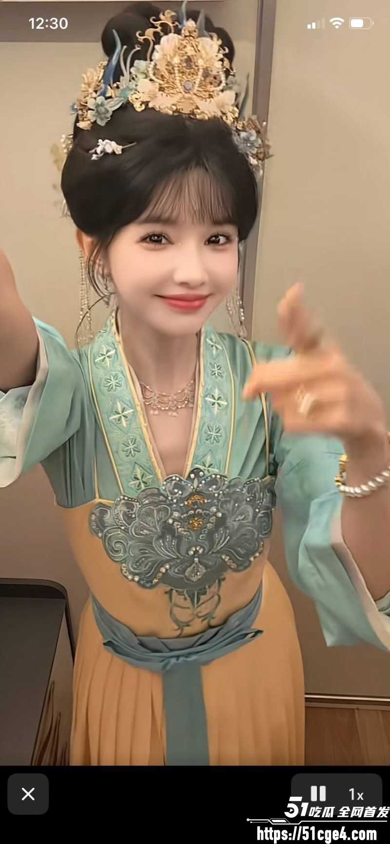 短剧顶流刘念横店接吻陈添祥曝光 6