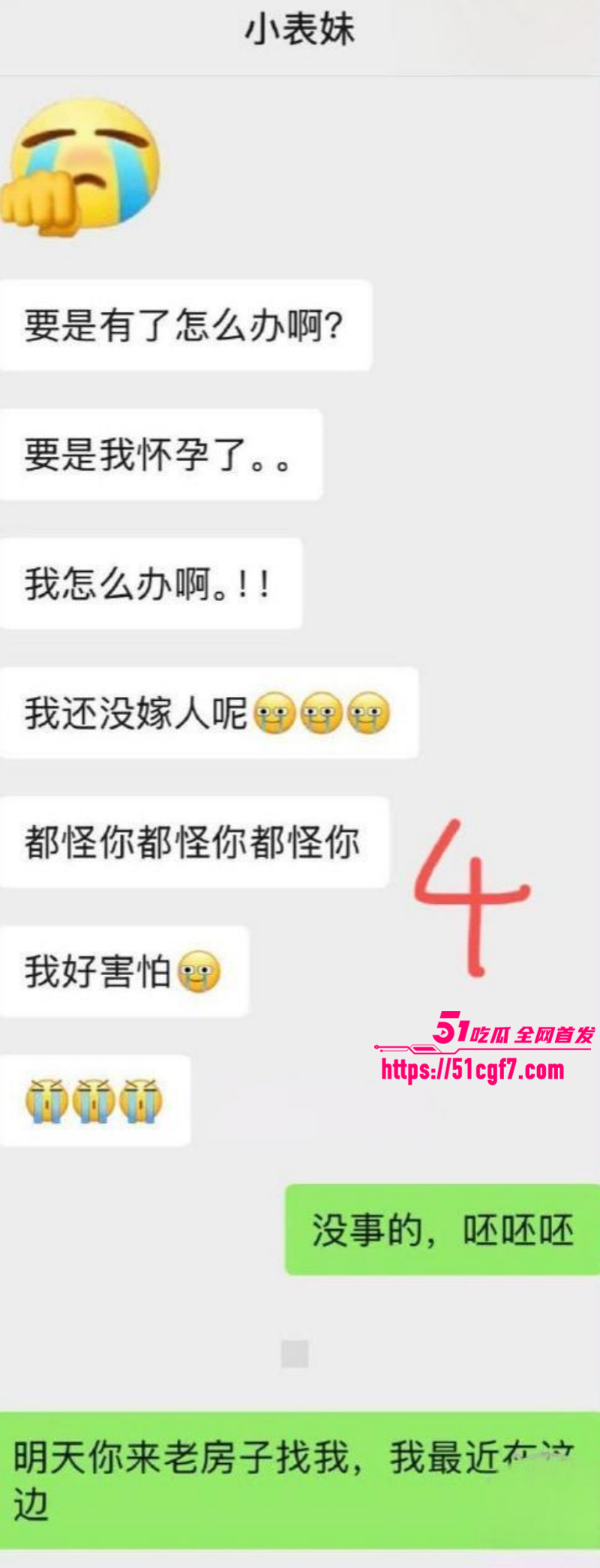 纯爱藏黄刀和表妹乱伦怀孕016