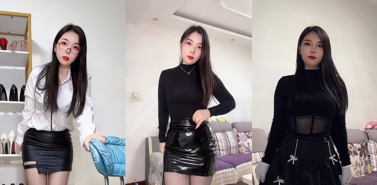 抖音网红 S御姐姐S 高价定制福利 丰腴美乳白嫩晃动 身着开裆黑丝 骚媚入魂！