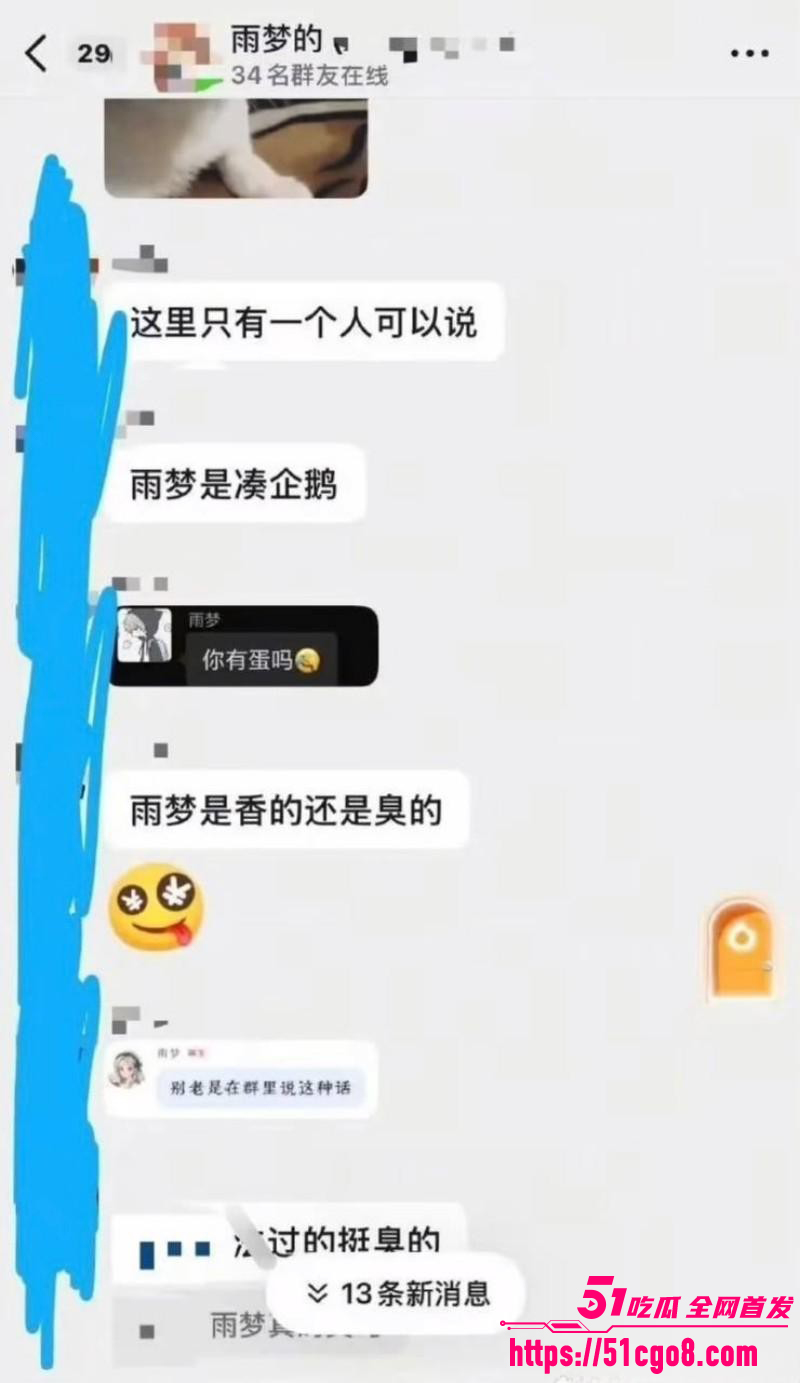 抖音男网红雨梦被曝聊骚操女粉037