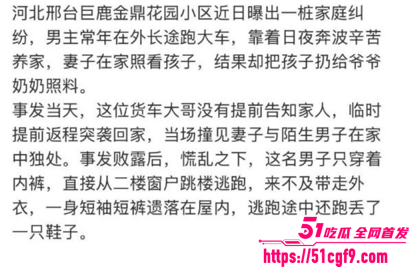 巨鹿金鼎花园捉奸大瓜 9