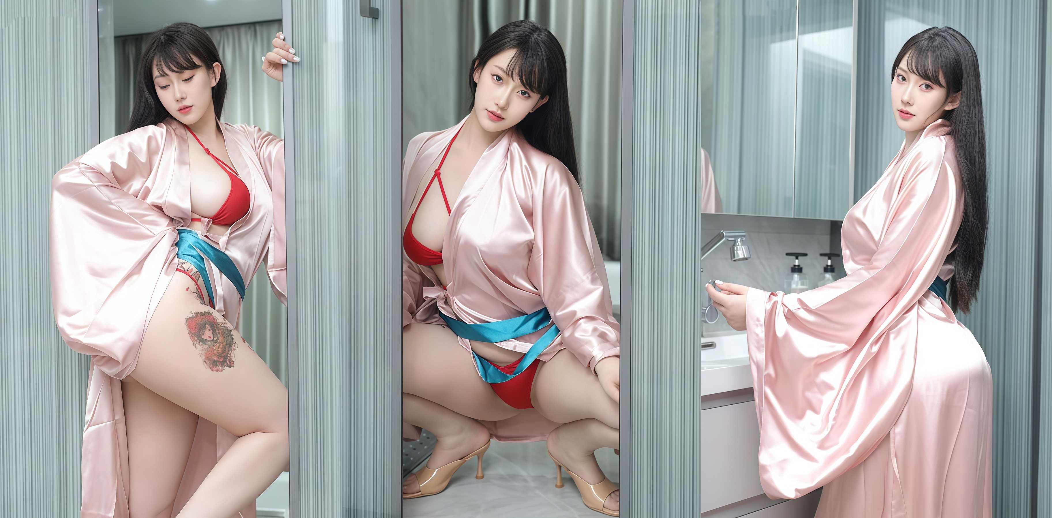 性感模特 李沁恩 浴室福利写真流出 豪乳傲然散发无尽魅力 极品炮架谁看谁硬