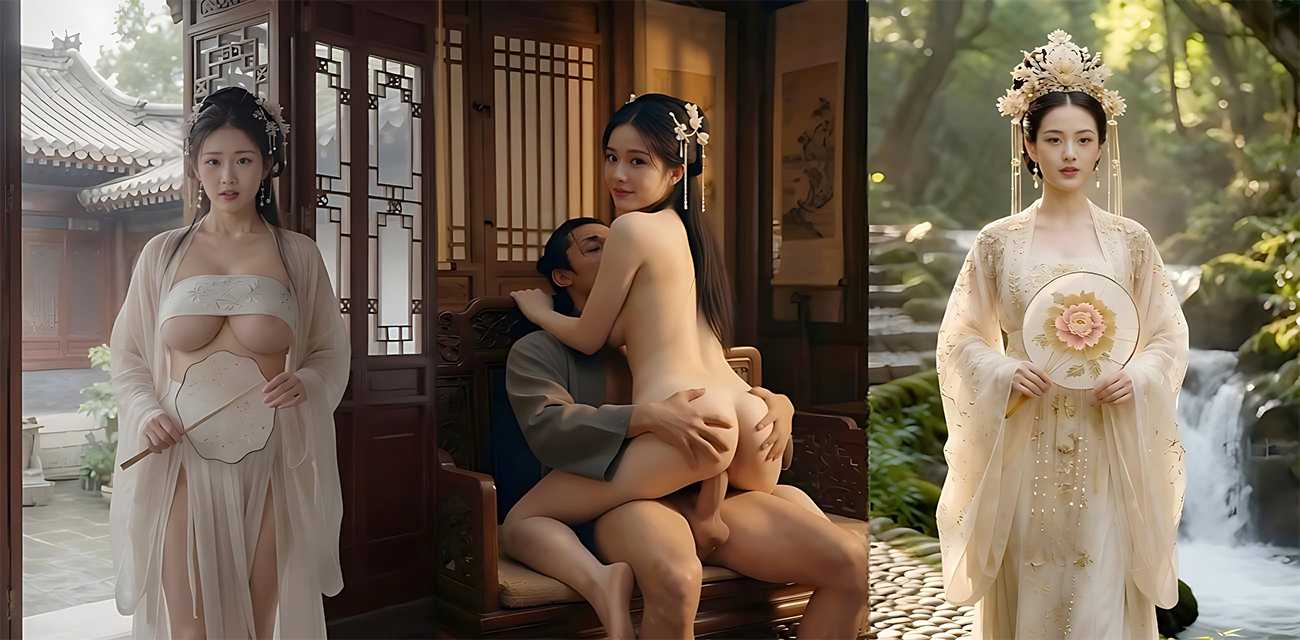 AI成人短剧 雪山救狐榨恩记 第6集 狐妖附身公主 进入皇宫闺房献身报恩！