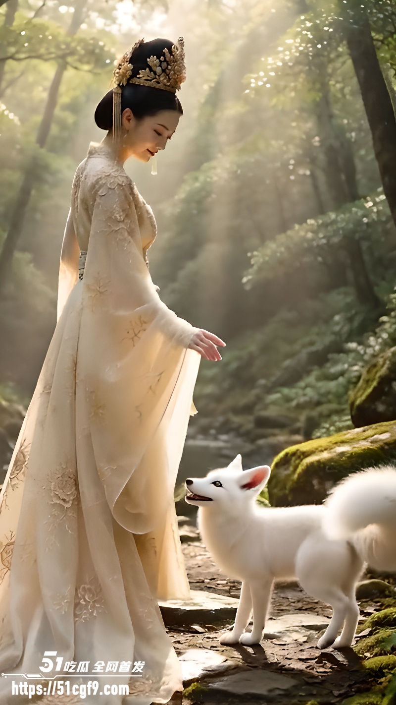 AI成人短剧 雪山救狐榨恩记 第6集 狐妖附身公主 进入皇宫闺房献身报恩！