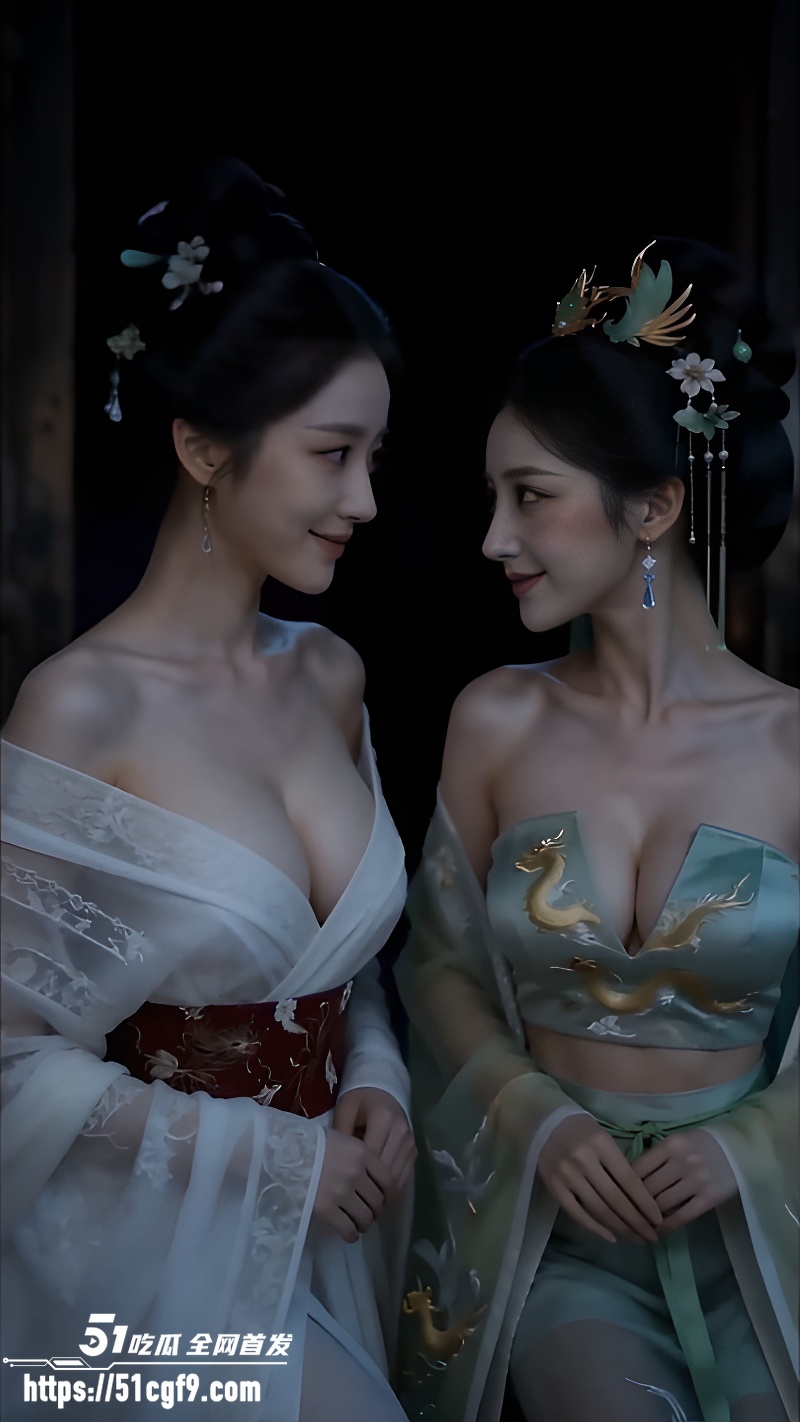 AI成人短剧 古寺艳鬼录 1-3集 探秘主播被女鬼姐妹轮番榨精 长舌侍奉太妖艳！