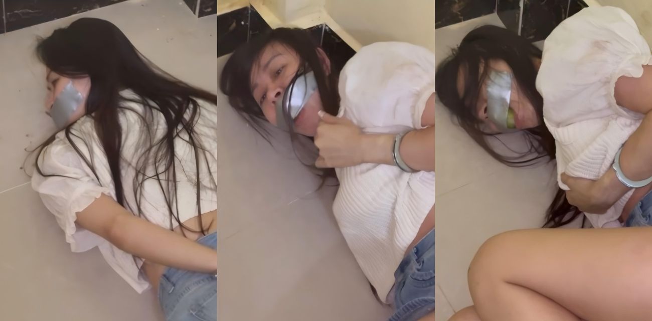 柬埔寨绑架现场视频 越南女子被猛踢奶子 暴力虐待令人揪心！