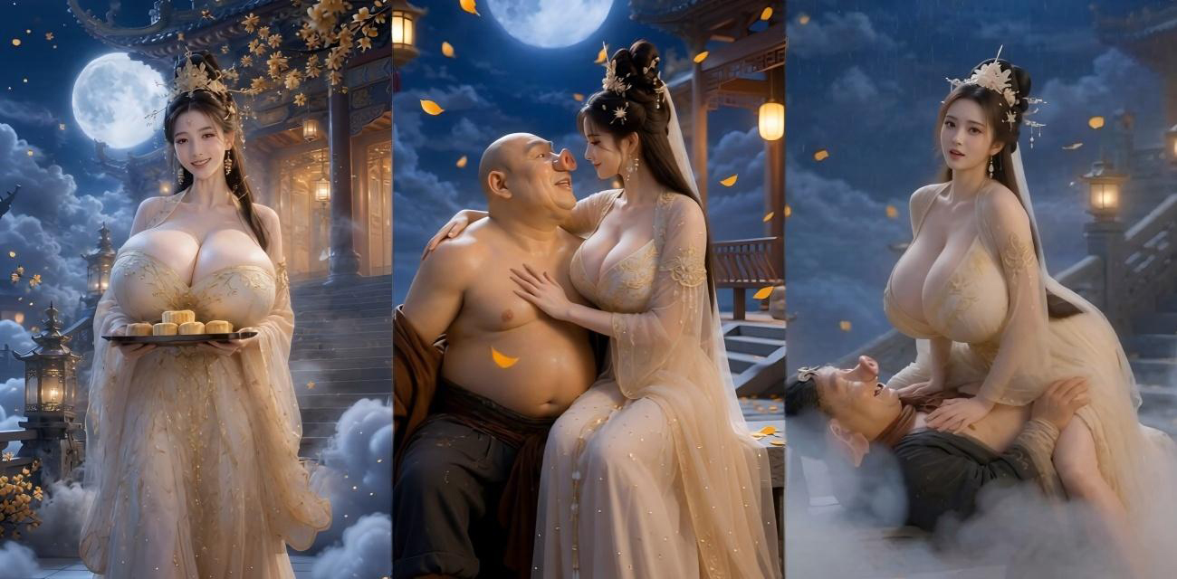 AI成人短剧 八戒和嫦娥 完整版 天蓬元帅强上月宫仙子 广寒宫变欲望天堂！