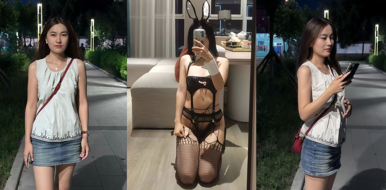 内蒙古准格尔旗 张睿月 性爱视频流出 身穿兔耳渔网袜 手指按穴自摸太敢拍