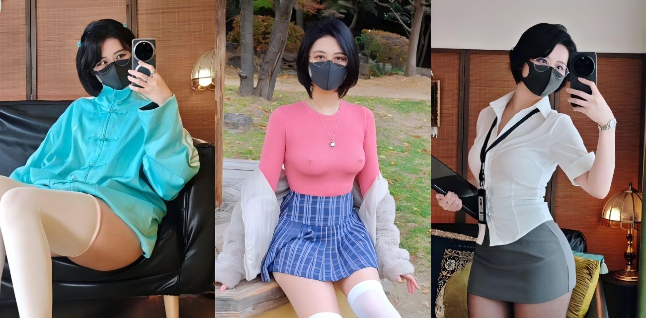 推特网黄 奶咪Naimi 自慰新作 穿白丝校服饥渴泄欲 狂插一线天骚穴淫水四溢！
