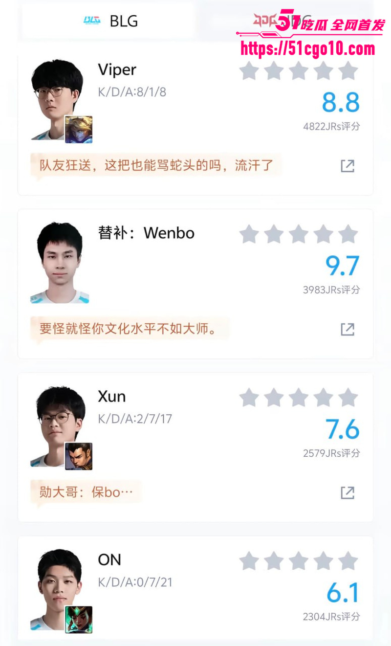 LPL第三赛段 JDG21战胜BLG 14