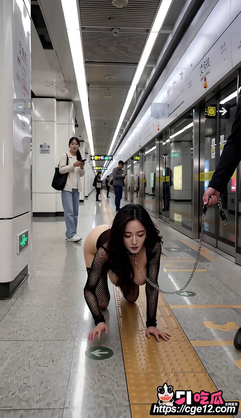 AI魔改 杨幂 化身骚浪母狗 街头露出地铁口交挨操 爆乳母畜发情 恳求主人蹂躏