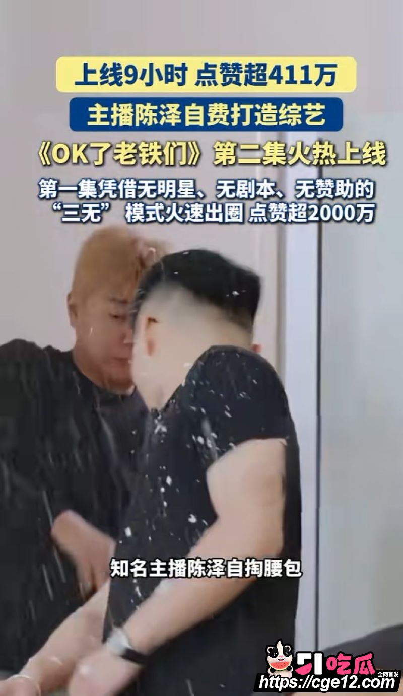 陈泽自费综艺火到服务器崩溃 2