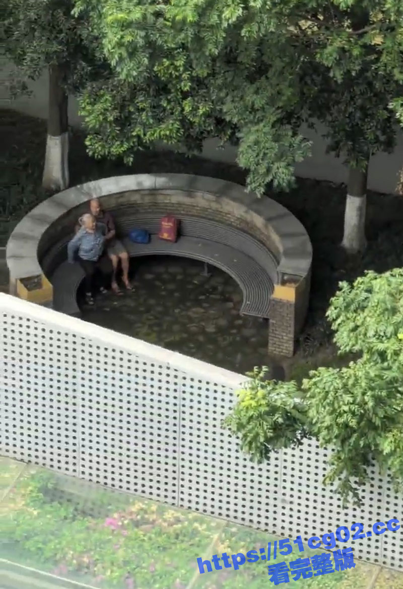 老年人的爱情故事！大爷大妈光天化日之下在公园揉奶撸鸡 看来年轻的时候没少打野战啊！