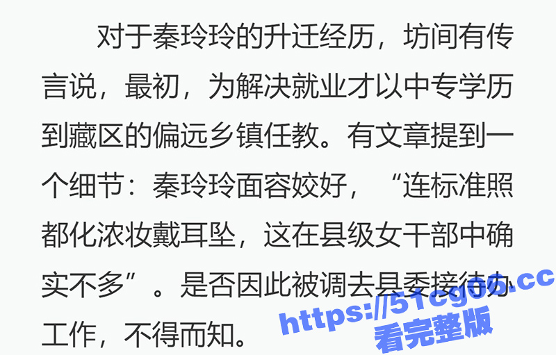 美女副县长秦玲玲 为相关图片