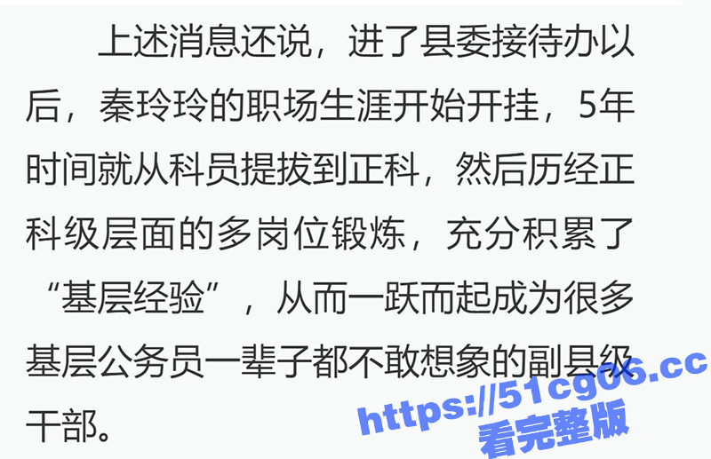 美女副县长秦玲玲 为相关图片