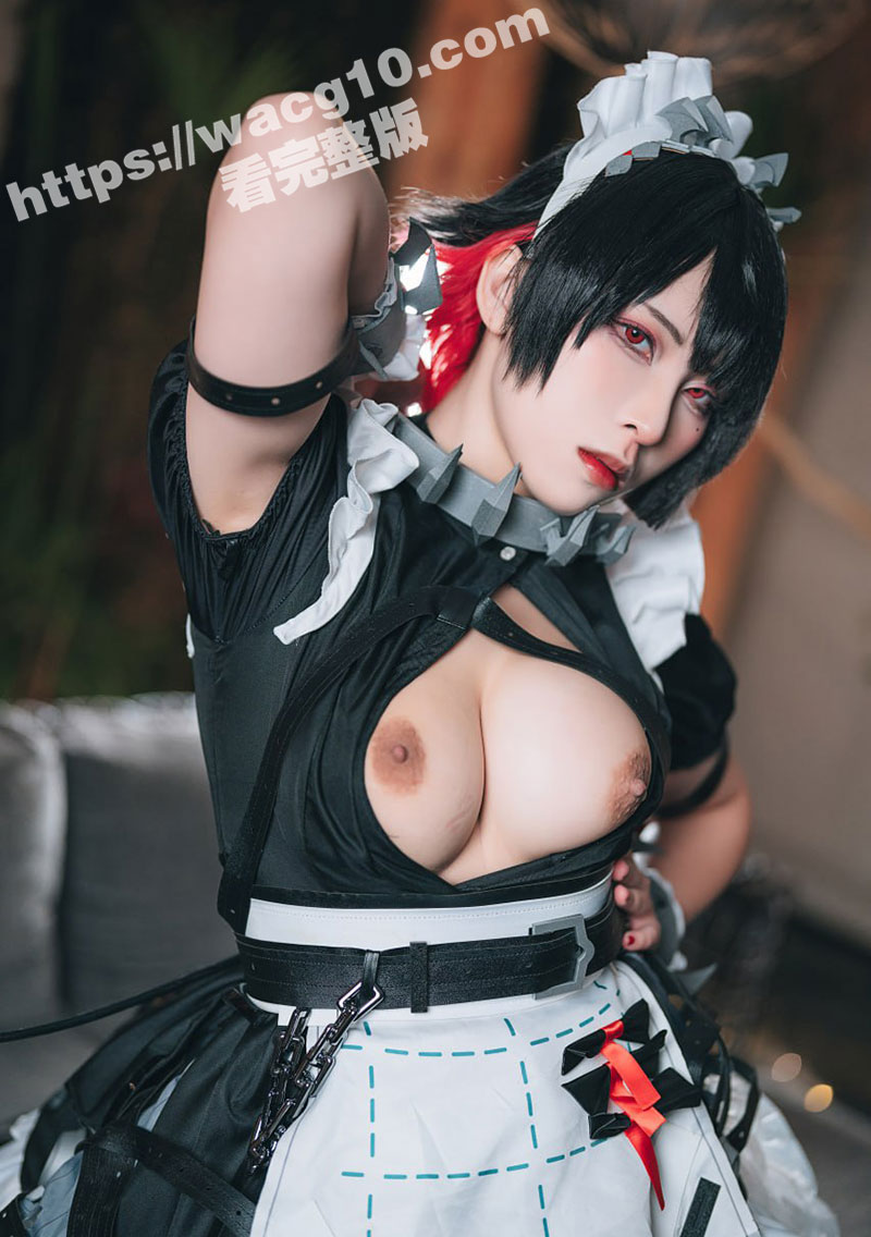 Tokar浵卡cosplay艾莲·乔 Ellen Joe写真私房和啪啪花絮被摄影师曝光 暗黑系高跟女王吃鸡现场超级劲爆