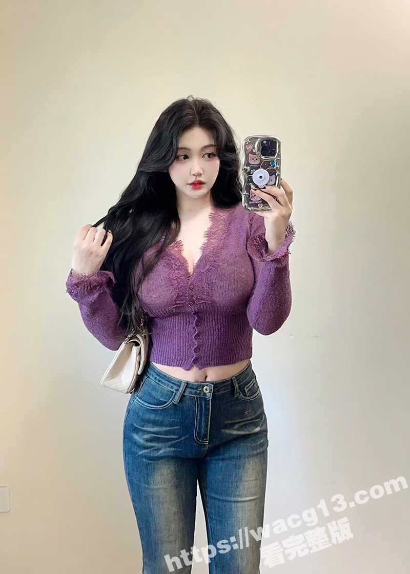 淫荡少妇 紫色情趣内衣挑逗小叔子！一线天嫩穴惨遭疯狂肏干 最终被浓稠精液灌满！