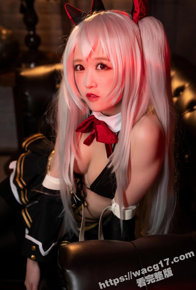 宝藏网红福利姬 Ria Kurumi 二次元白发黑丝猫耳萝莉 坐脸舔吸肉棒 紧致小穴骑乘抽插令人欲罢不能！