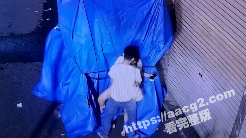 深夜小区惊现情侣野战相关图片