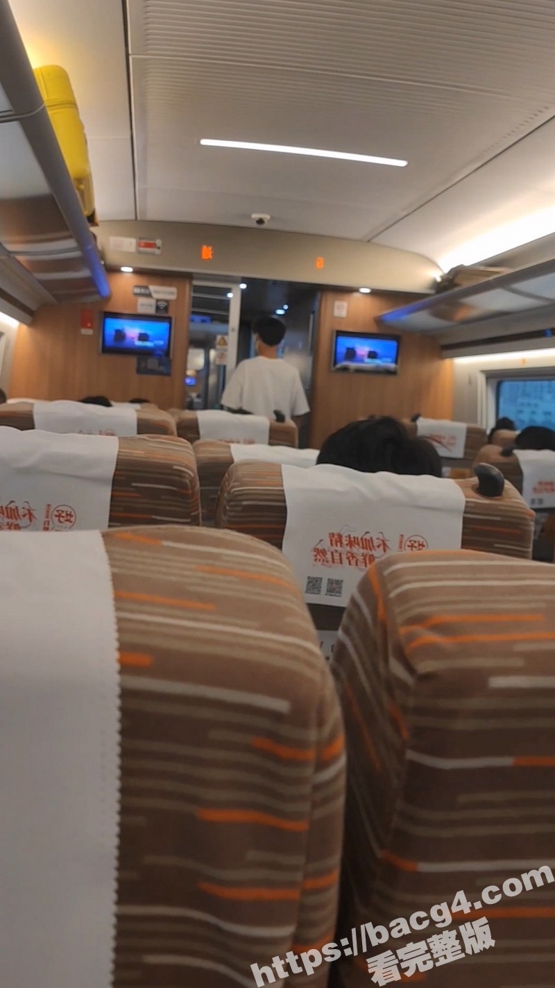 一对情侣在高铁上当着相关图片