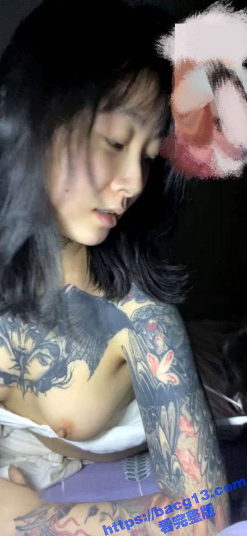 高颜值纹身反差婊 自相关图片