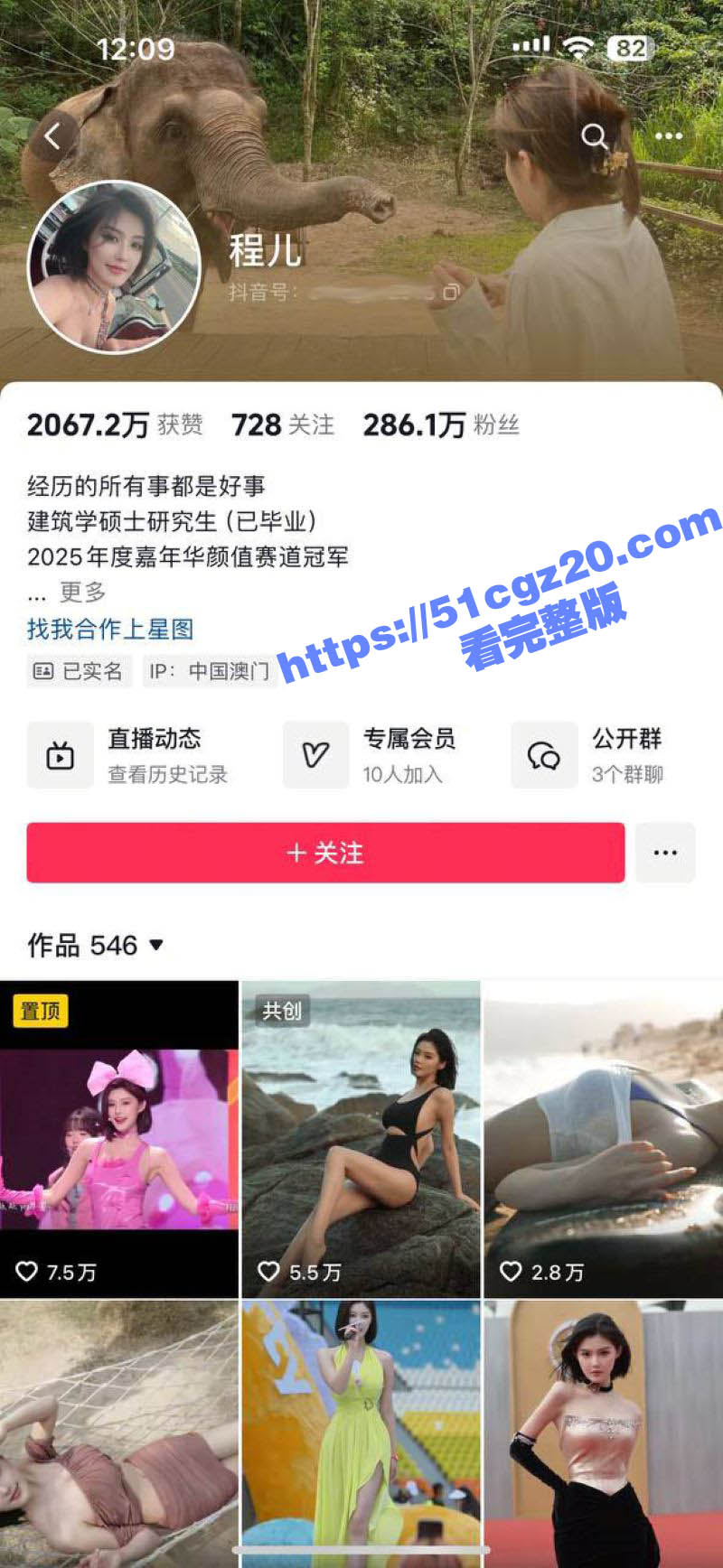 抖音286万粉丝顶级相关图片