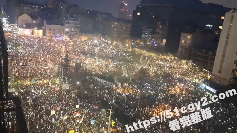 塞尔维亚爆发百万人大相关图片