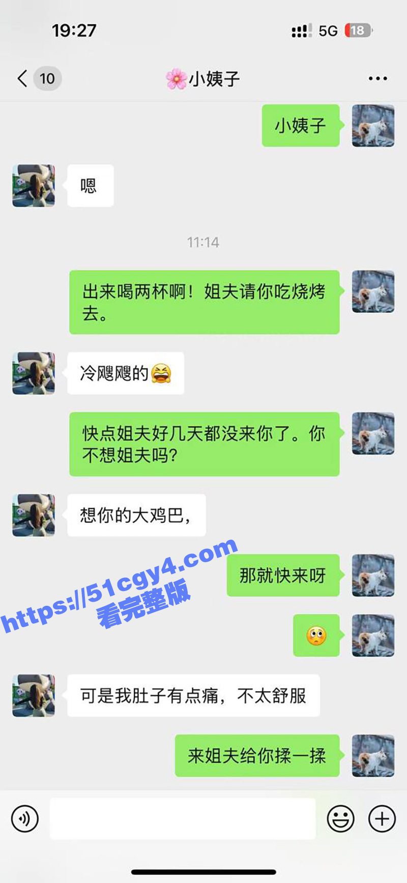 51原创大神 小姨子的秘密 烧烤店小姨子给姐夫口交 突然发现大姨妈来了 只好全部射到她嘴里了！