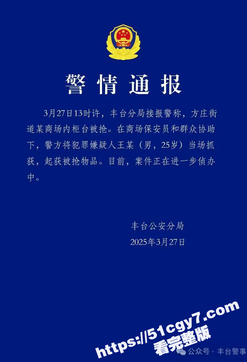 北京商场惊现变态狂徒 当街挥斧抢劫金店 劈砍保安血溅当场 现场犯罪全程视频流出！